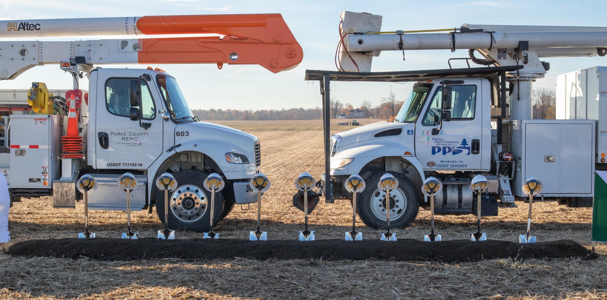 Parke County REMC and PPS Bucket Truck