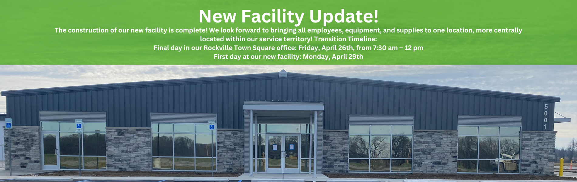 New Facility Update